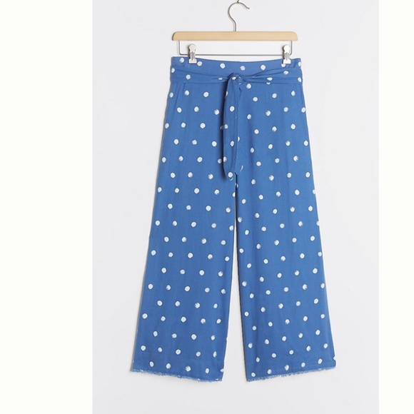 Anthropologie Pants - SOLD Cloth & Stone Rita Cropped Wide-Leg Trousers